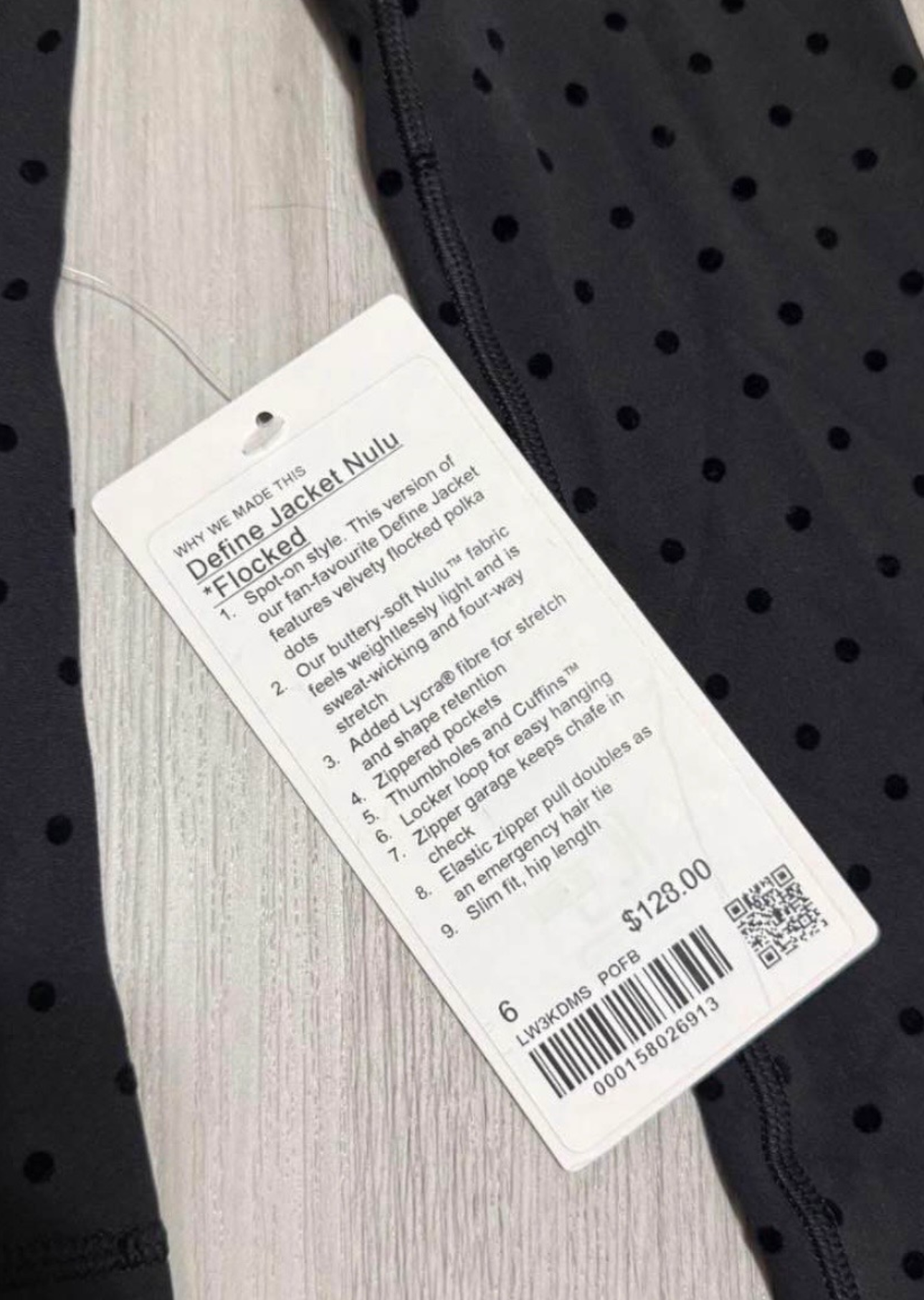 Polka Dot Lululemon Define Jacket & Wide-Leg Pant Set