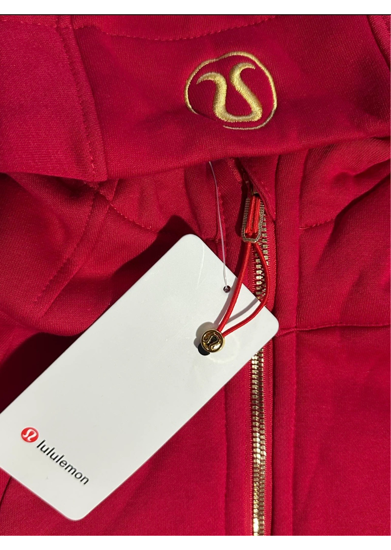Red Scuba Jacket & Wide Leg Set
