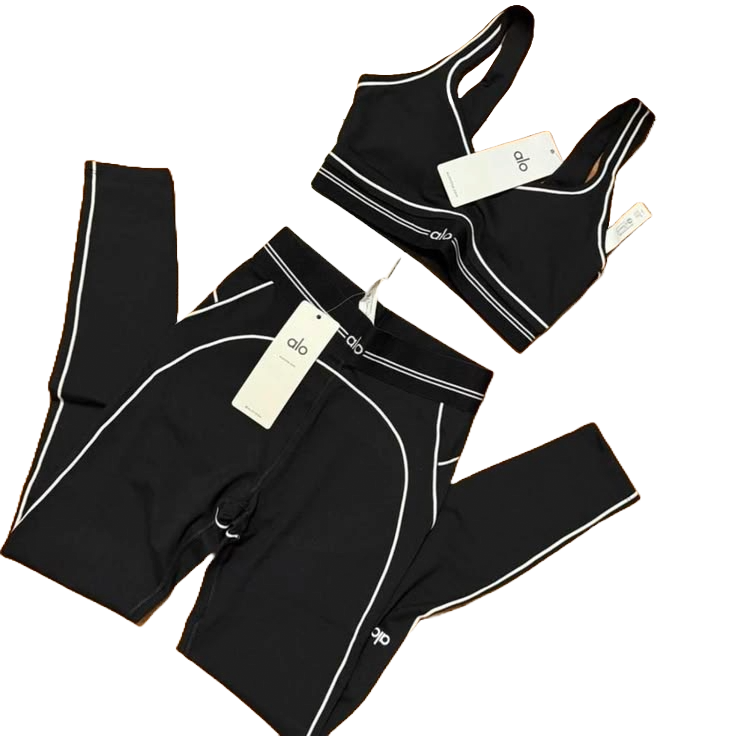 Black Alo Yoga Set