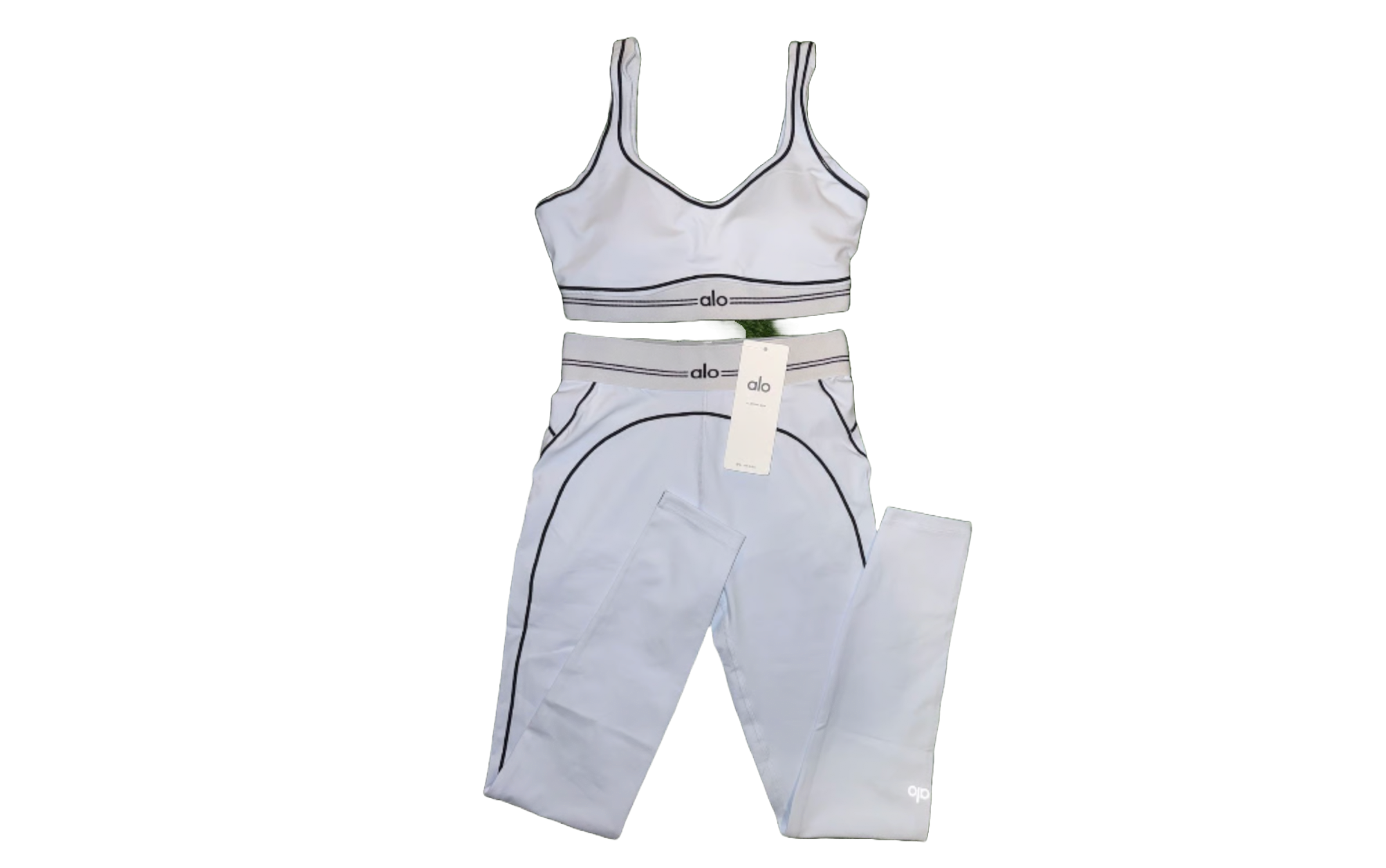 White Alo Yoga Set