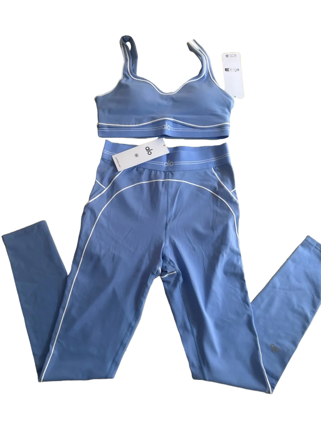 Sky Blue Alo Yoga Set