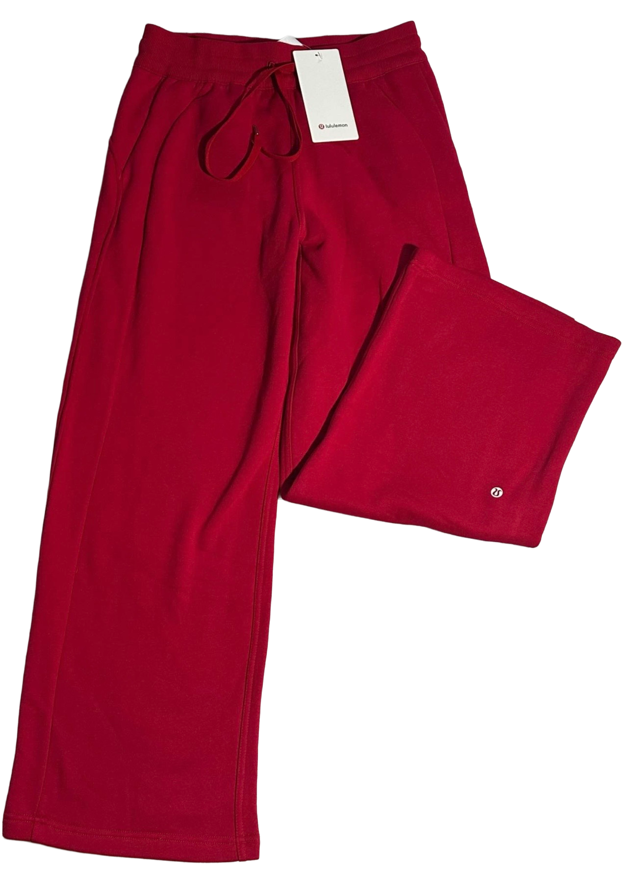 Red Scuba Jacket & Wide Leg Set