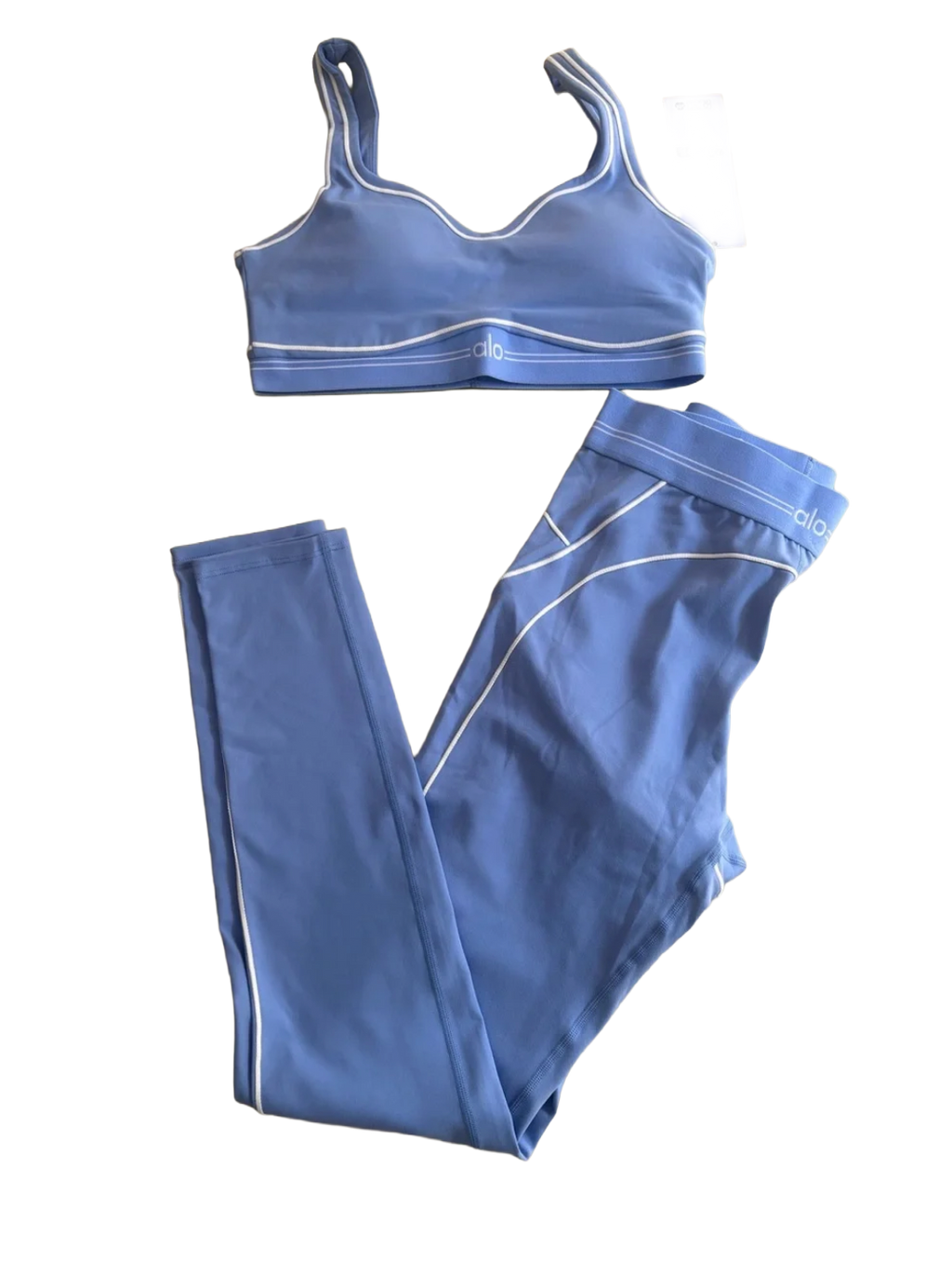 Sky Blue Alo Yoga Set