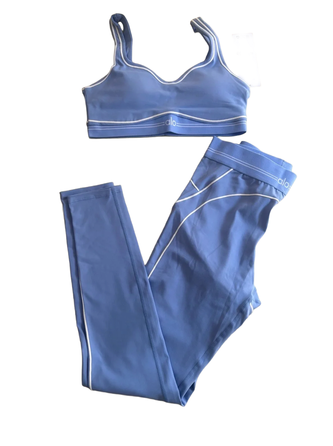 Sky Blue Alo Yoga Set
